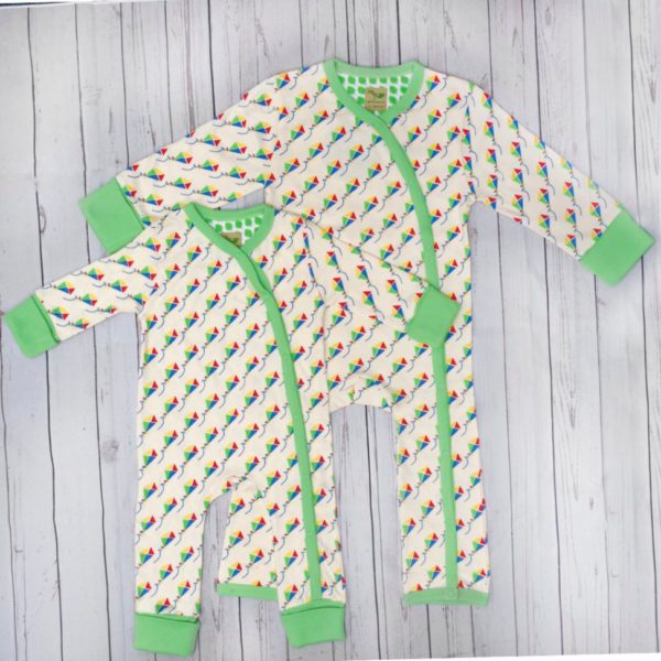 Kites Organic Cotton Baby Grow 2