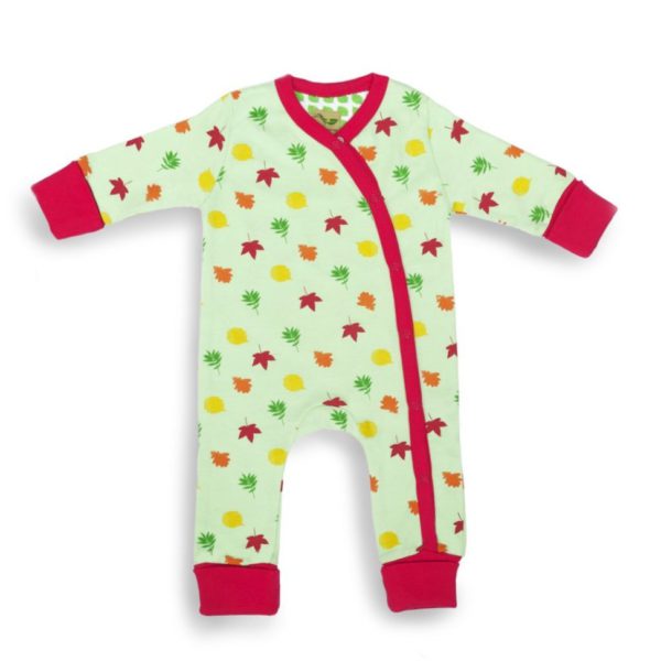 Leaves Organic Cotton Baby Grow 1