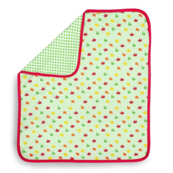 Leaves Baby Organic Blanket 1