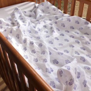 100% premium organic cotton swaddle