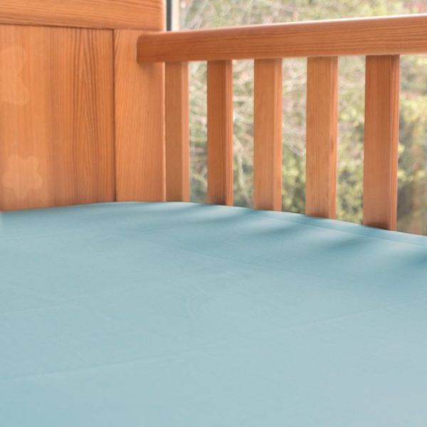 Aquamarine Cot Bed Sheet - Fitted 1
