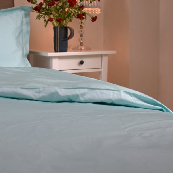 Aquamarine Organic Cotton Duvet Cover 2