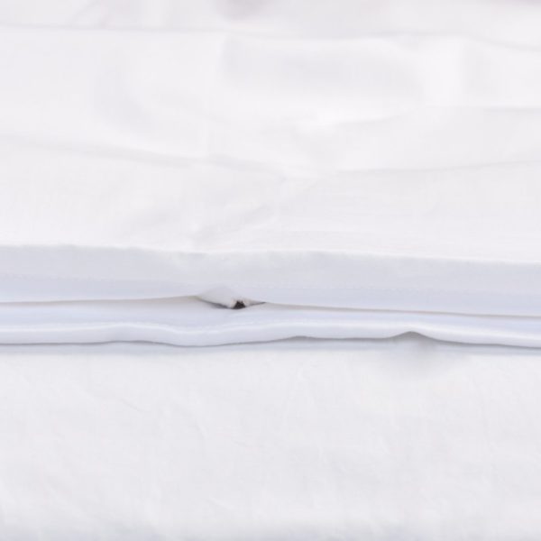 Pure White Organic Cotton Duvet Cover 2