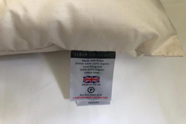 Cot Bed Organic Pillow 2