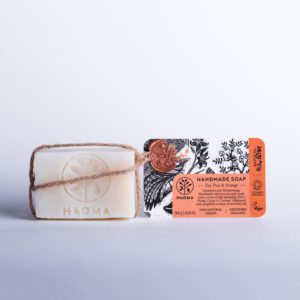 Handmade organic soap- tea tree & orange