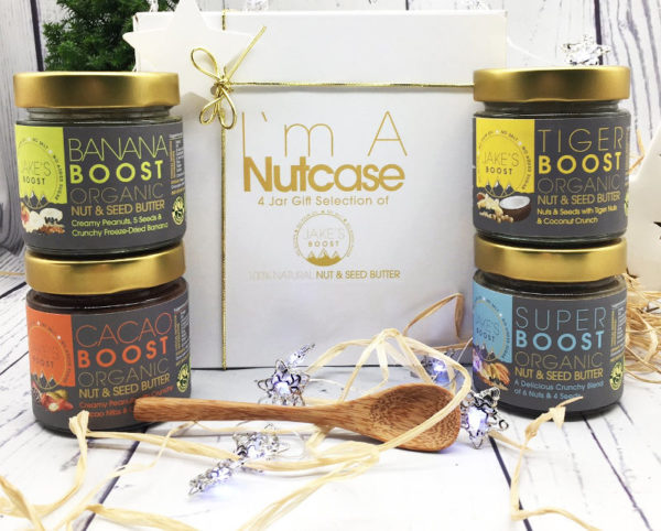 Perfect for the nut-butter lover in your life... A gift box selection of our 4 delicious Award winning now 100% certified organic Nut & Seed Butters