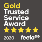 Feefo Gold Trusted Service Award 2020