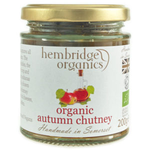  Traditional style organic autumn chutney