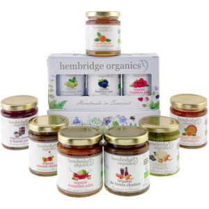 Vibrant and delightful organic preserves gift box