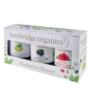 Vibrant and delightful organic jam gift box