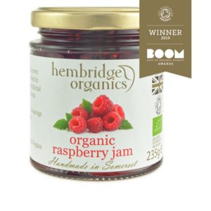 Bursting with the rich fruity flavours - organic raspberry jam