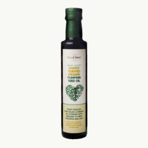 Organic lightly toasted pumpkin seed oil - unique flavour