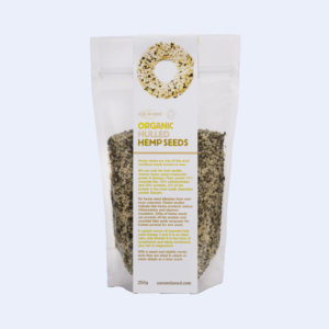 Organic hulled hemp seeds - delicious nutty seeds