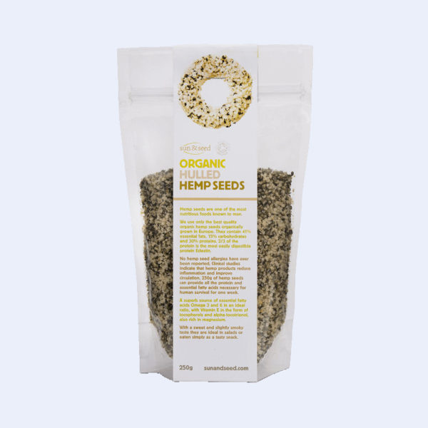 Organic Hulled Hemp Seeds - Delicious Nutty Seeds