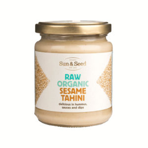 Organic raw white sesame tahini - delicious and nutritious