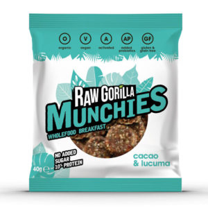 Raw Gorilla vegan munchies–  delicious and nutritious snacks