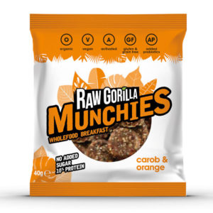 Raw Gorilla Carob & Orange Munchies | Vegan | Organic | No added sugar