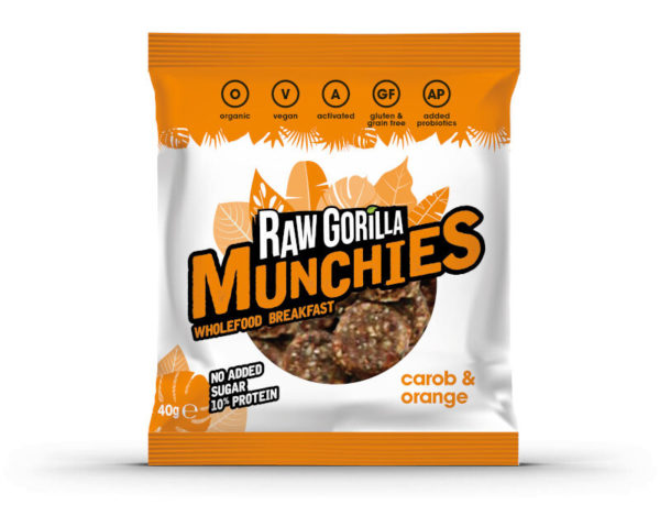 Raw Gorilla Carob &Amp; Orange Munchies | Vegan | Organic | No Added Sugar