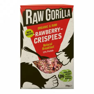 Raw Gorilla rawberry crispies–  delicious and nutritious