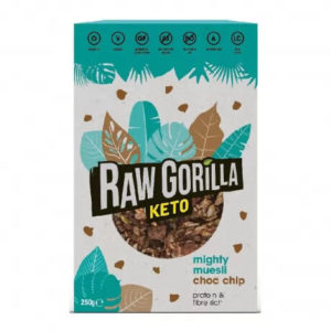 Keto friendly raw muesli choc chip– absolutely delicious