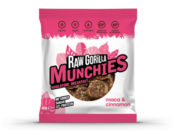 Raw Gorilla Maca &Amp; Cinnamon Munchies | Vegan | Organic | No Added Sugar