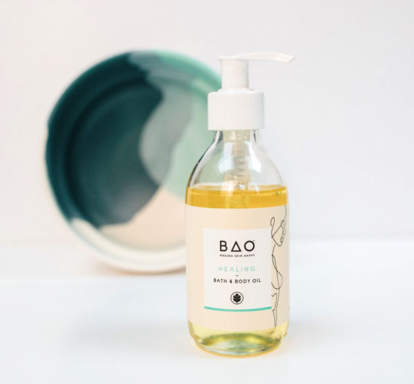 Healing Organic Bath And Body Oil With Lavender And Ylang Ylang