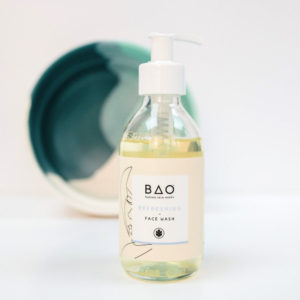 Organic face wash - 100% natural face cleanser with aloe vera and sweet orange