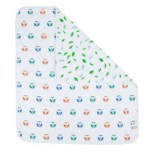 Camper Van organic baby blanket