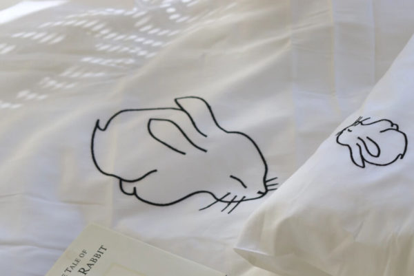 Bunny Cot Bed Duvet Organic Cover Set