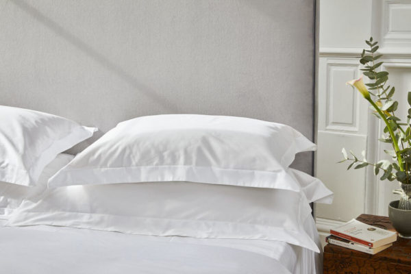 Classic White Sateen Organic Pillowcase