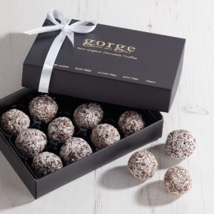 12 raw organic truffles - coconut chocolate