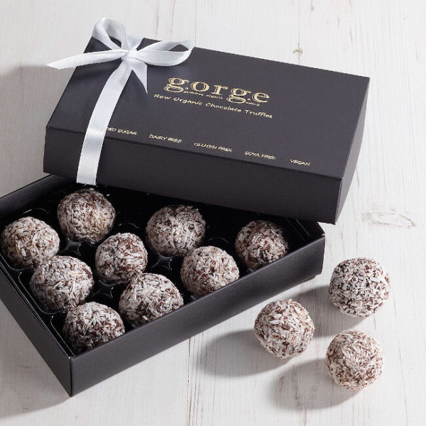 12 Raw Organic Truffles - Coconut Chocolate