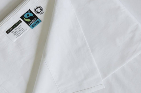 Luxurious White Organic Flat Sheets