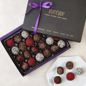 Indulgent selection box- raw organic chocolate truffles