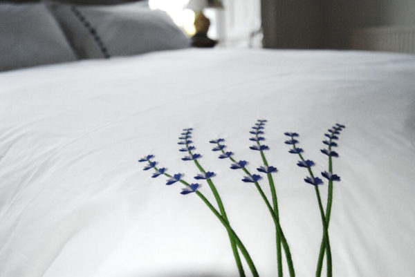 Lavender Dreams Embroidered Organic Cotton Duvet Sets
