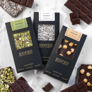 'Nutty' raw, dairy free, gluten free, organic chocolate bars - 3 x 110g bars