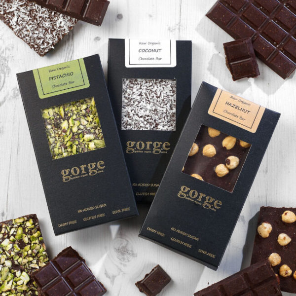 'Nutty' Raw, Dairy Free, Gluten Free, Organic Chocolate Bars - 3 X 110G Bars