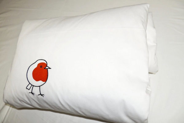 Robin Red Breast Organic Cot Duvet Cover