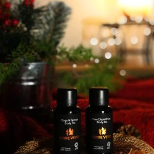 Eco friendly Christmas gift set - luxury body oils for travel