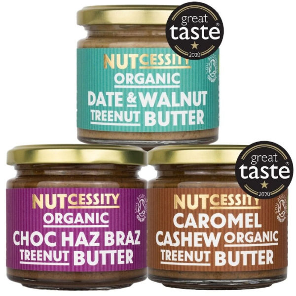 100% Organic Nut Butter Trio Pack - Delight Your Taste Buds