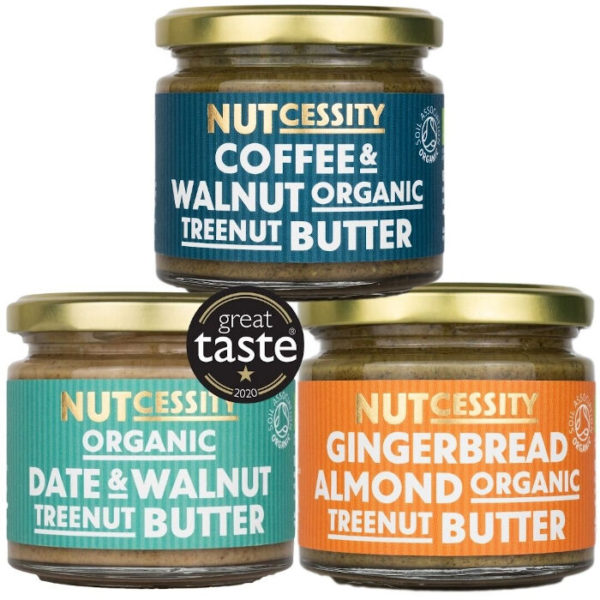 100% Organic Nut Butter Trio Pack - Ridiculously Tasty