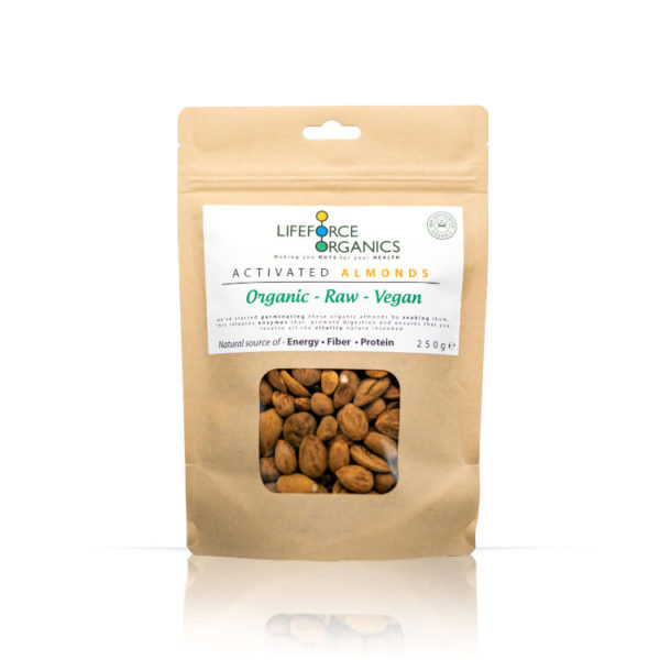 Activated Raw Organic Almonds – 100% Pure