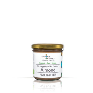 Activated organic almond butter: intensely velvety natural nut butter