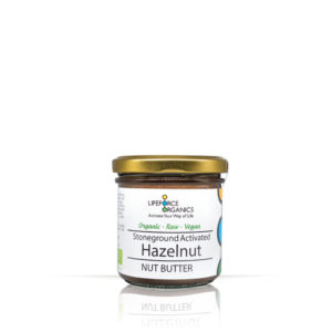 Activated organic hazelnut butter: delicious indulgent taste